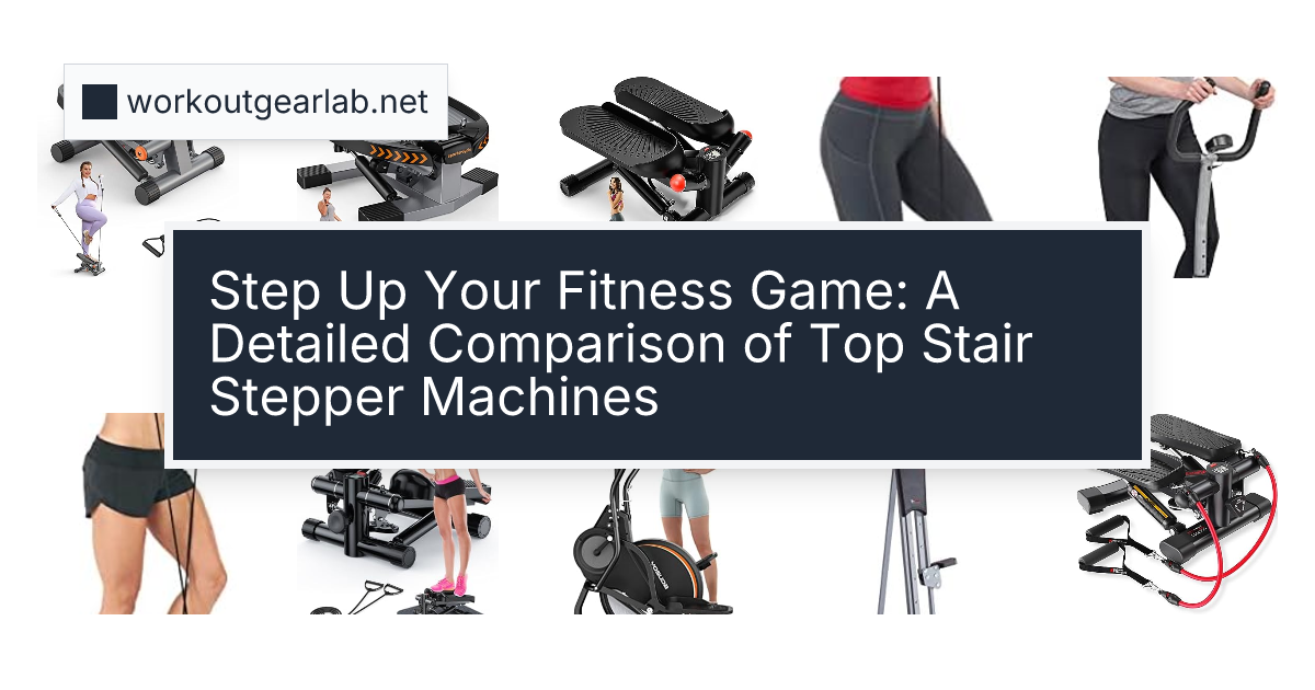 ACFITI Mini Steppers for Exercise, Stair Steppers Machine with