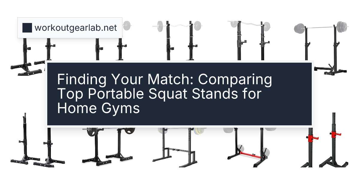 Finding Your Match: Comparing Top Portable Squat Stands for Home Gyms
